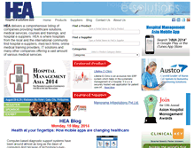 Tablet Screenshot of hospitalesolutions.com